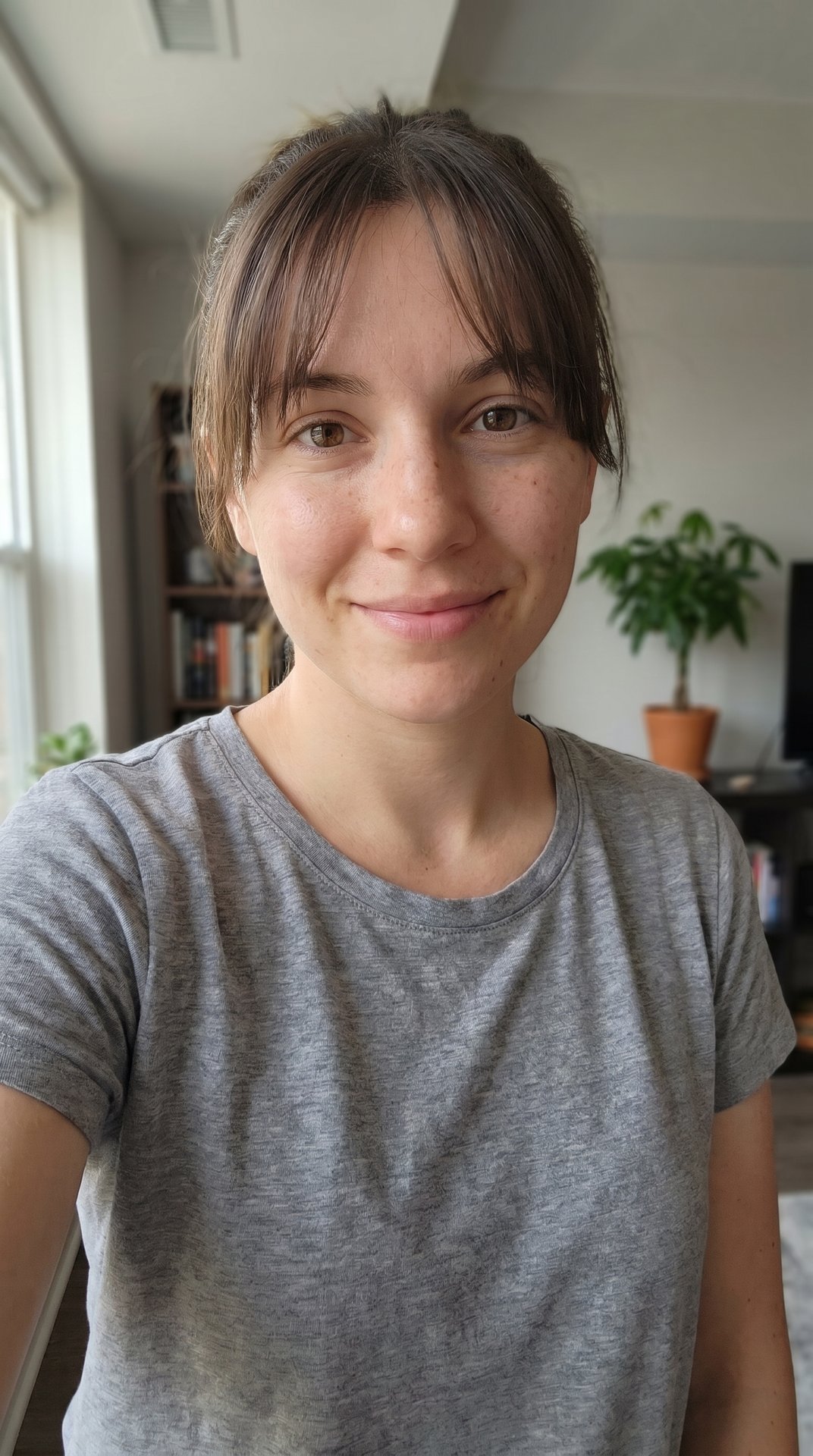 Bangs Filter, AI example: Just you
