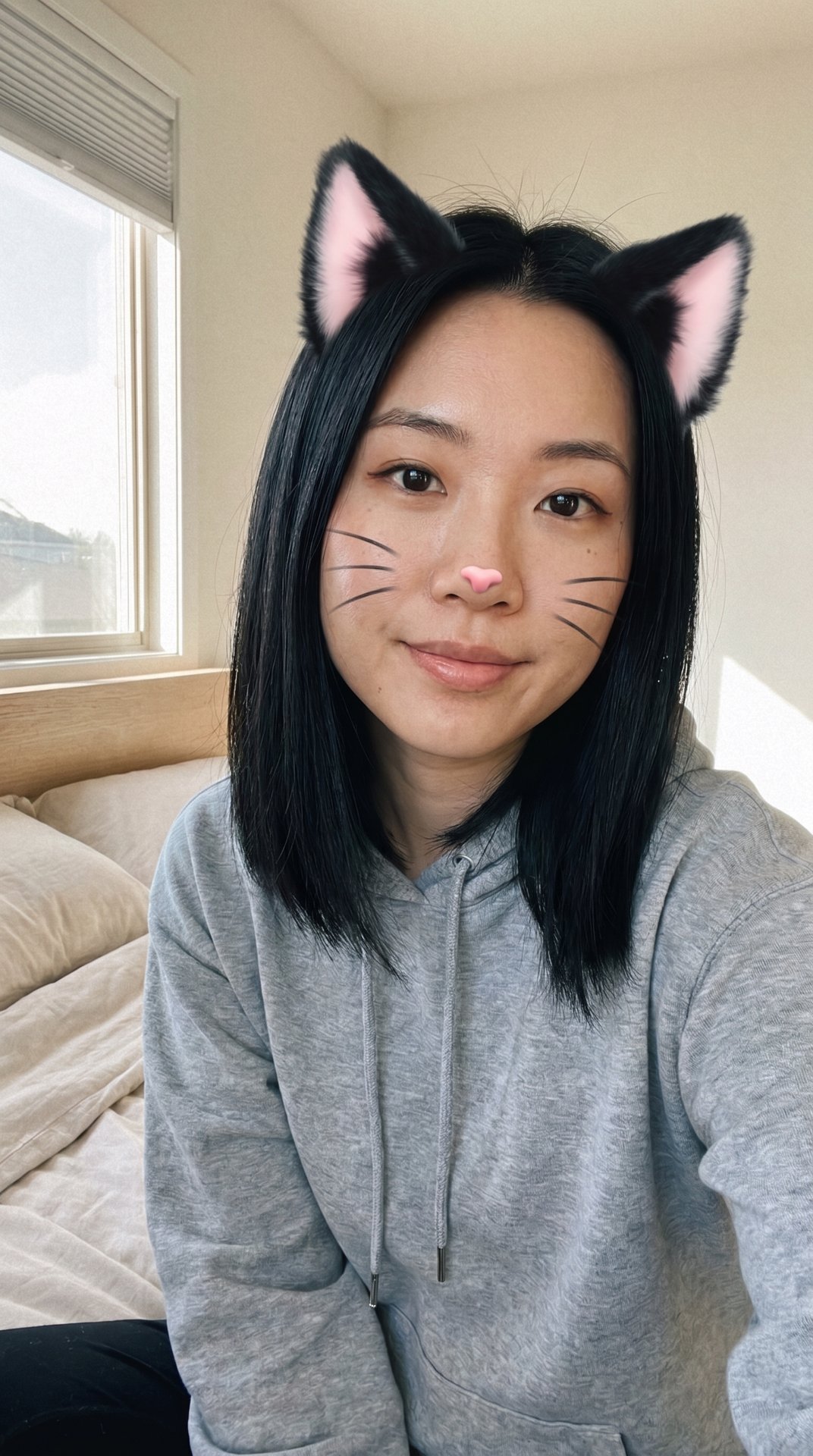 Cat Ears Filter, AI example: Just you