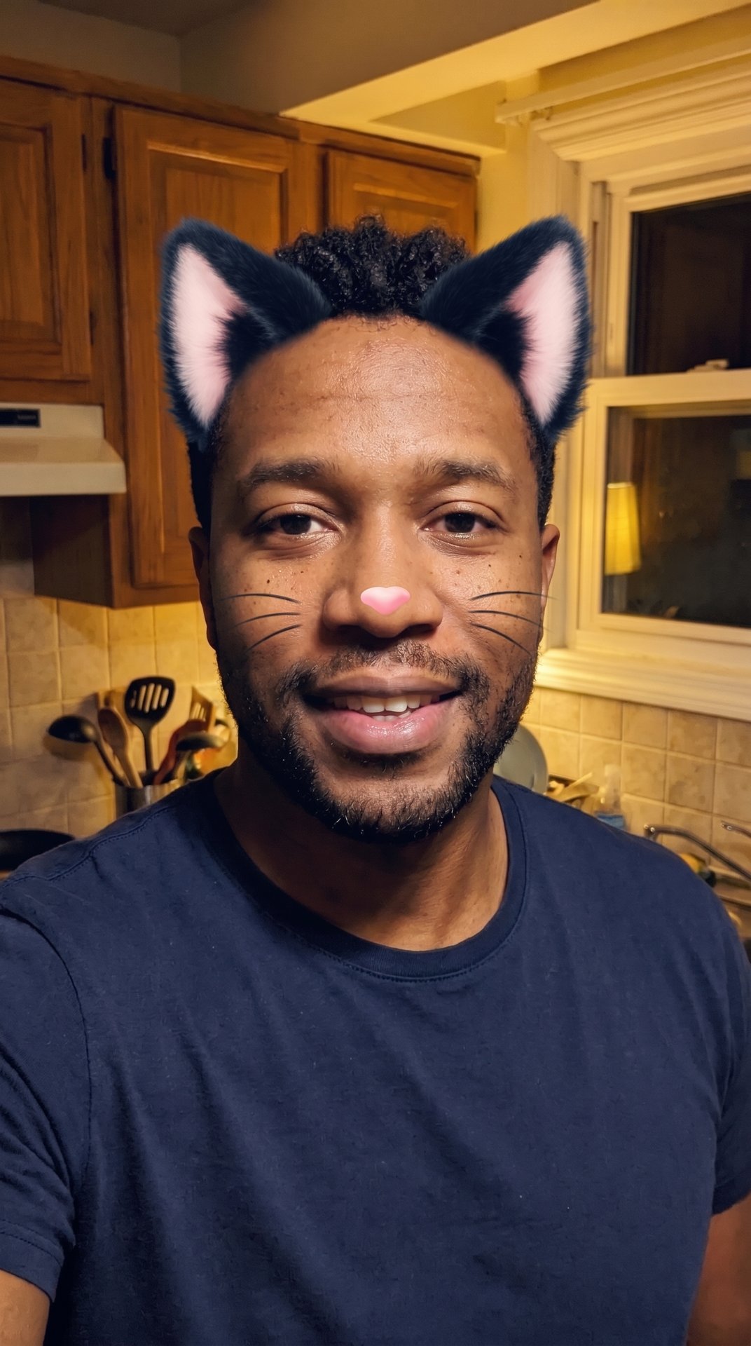 Cat Ears Filter, AI example: Just you