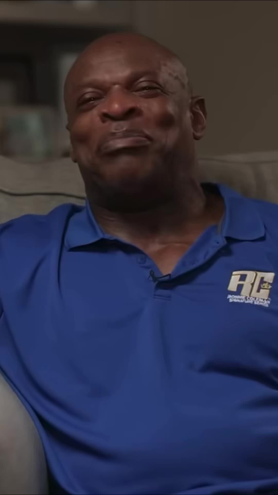A frame of the post by @damango096 on TikTok: Ronnie Coleman in his Club Shay Shay interview